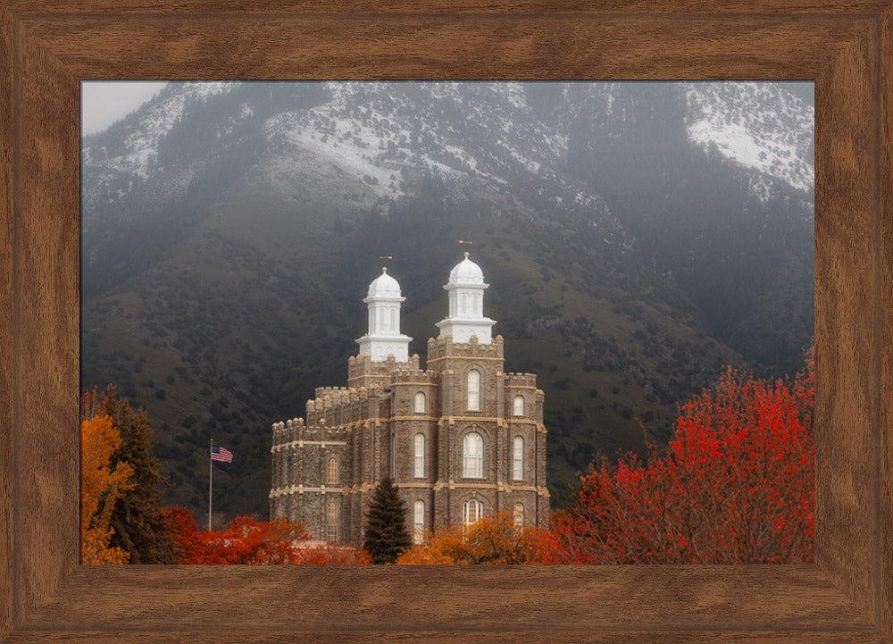 Logan Temple - First Snow