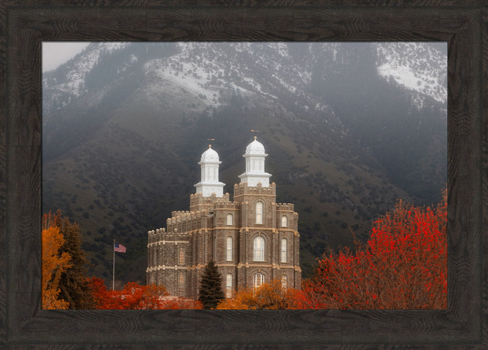 Logan Temple - First Snow