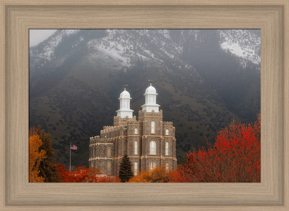 Logan Temple - First Snow