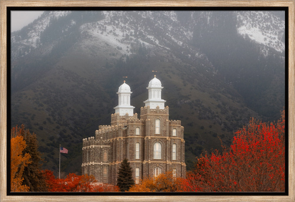 Logan Temple - First Snow