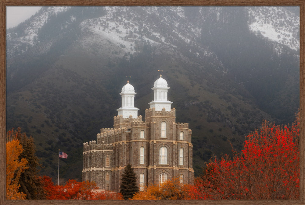 Logan Temple - First Snow