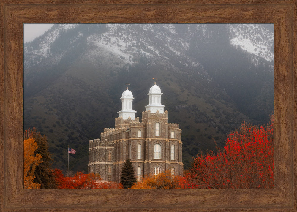 Logan Temple - First Snow