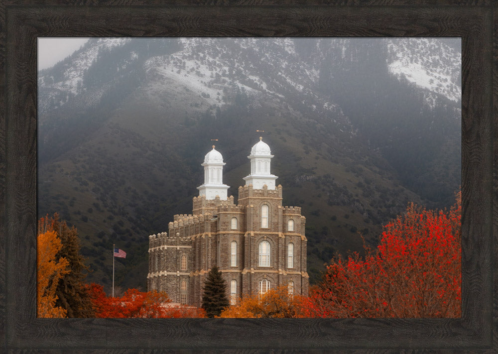 Logan Temple - First Snow