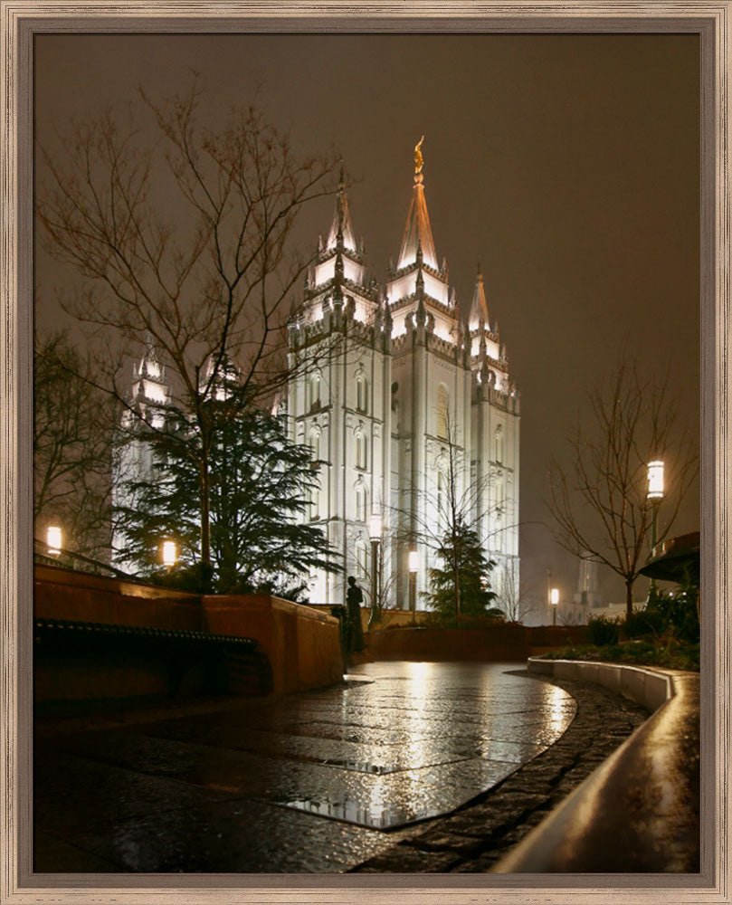Salt Lake Temple - Rain Path