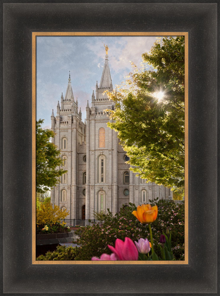 Salt Lake Temple - Springtime in Zion