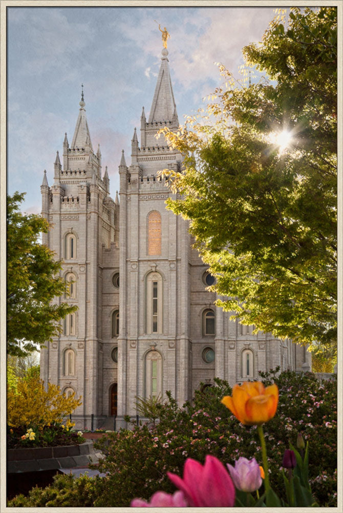 Salt Lake Temple - Springtime in Zion