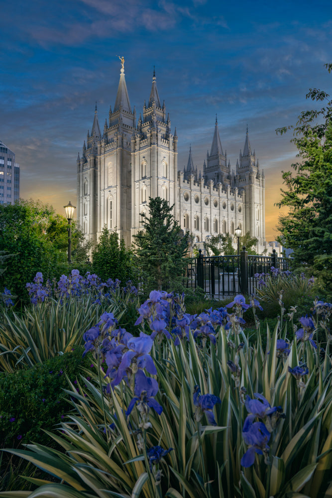 Salt Lake Temple- Garden Oasis