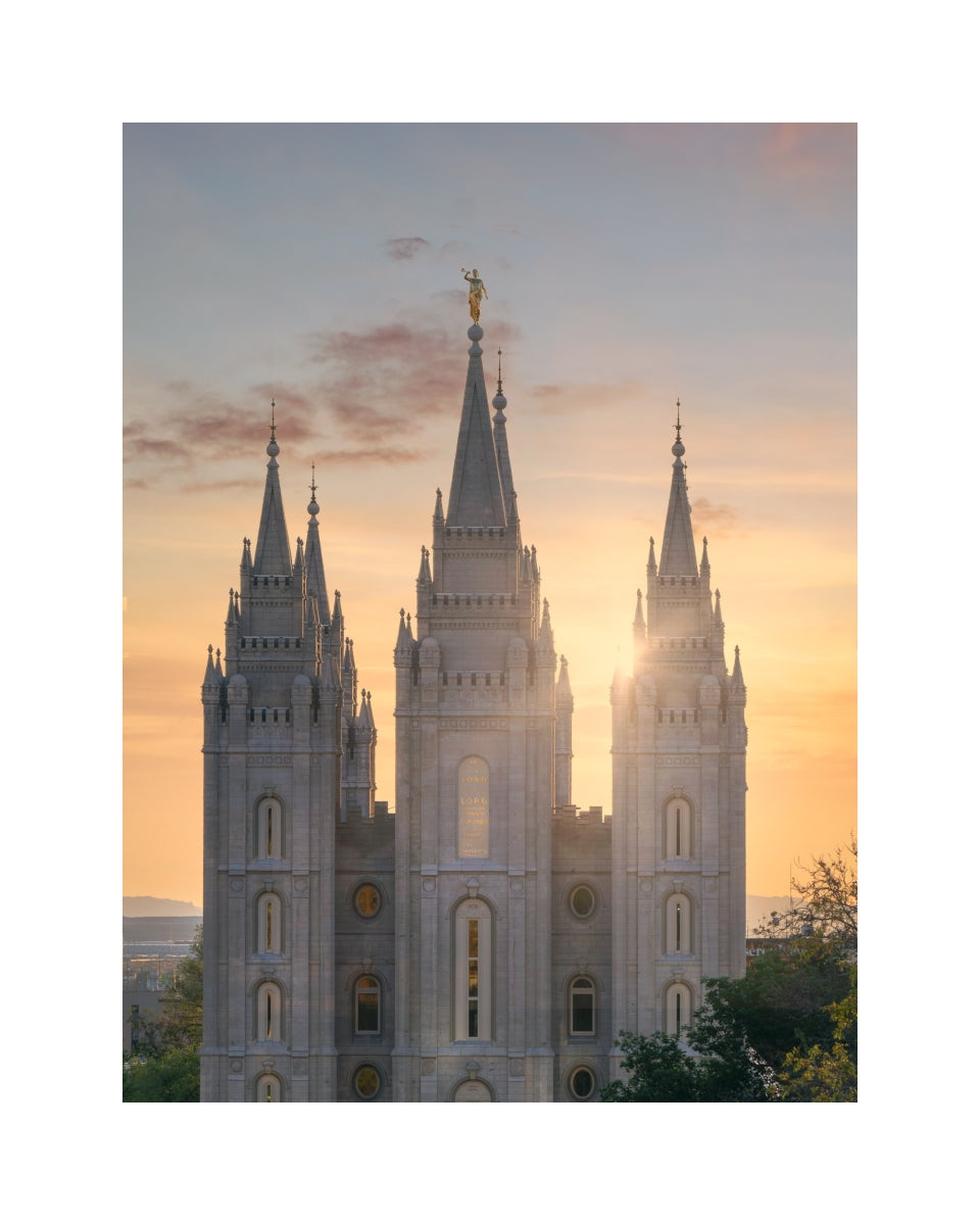 Salt Lake Temple- Radiant Beams