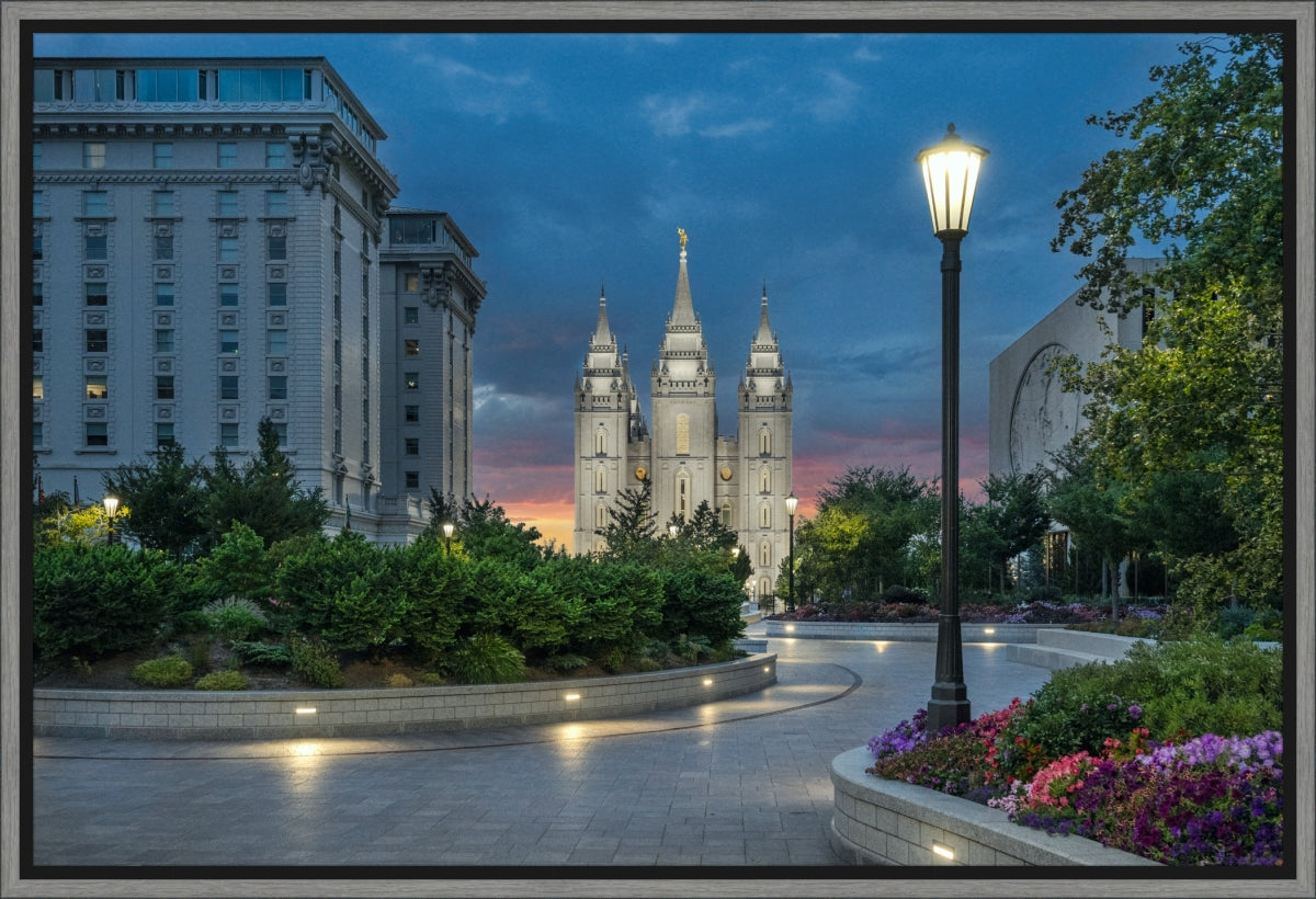 Salt Lake Temple - Sunset Stroll