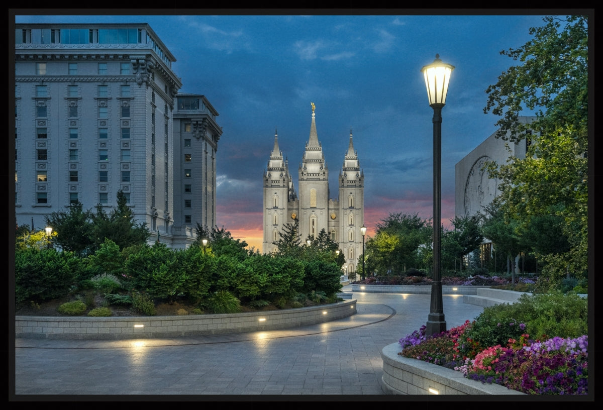 Salt Lake Temple - Sunset Stroll