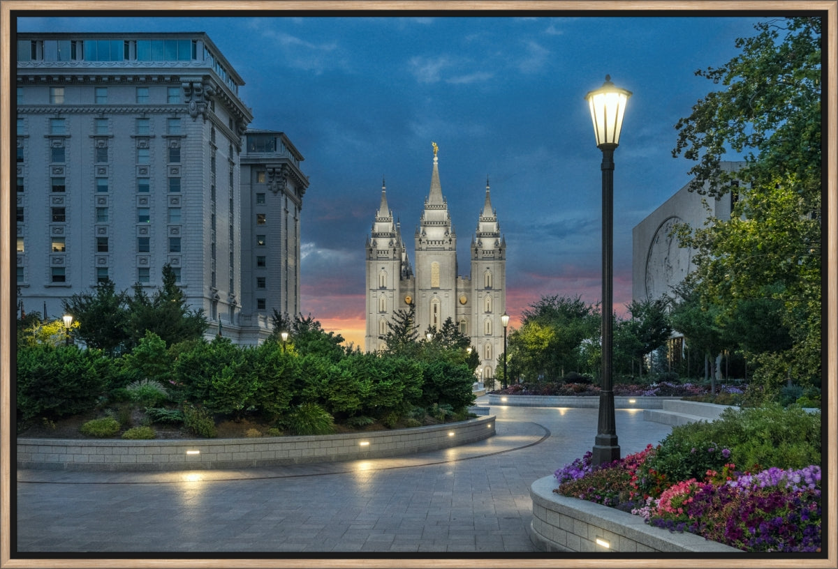 Salt Lake Temple - Sunset Stroll