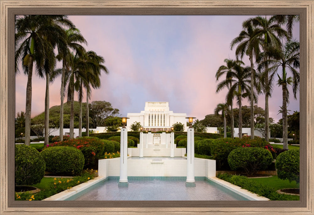 Laie Temple - Fountains