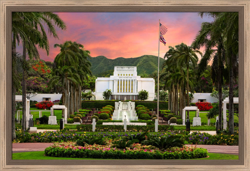 Laie Temple - Blossoming Spring