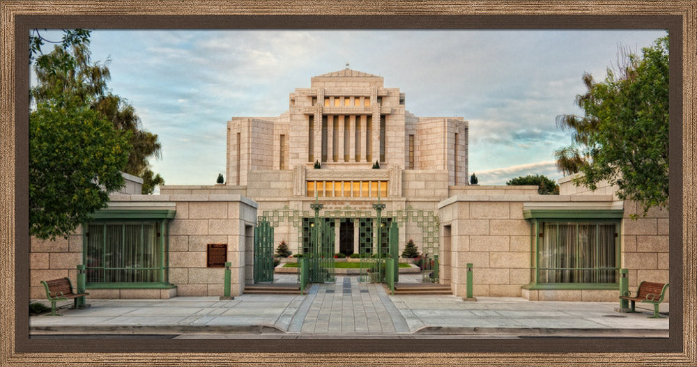 Cardston Temple - Gate Panoramic