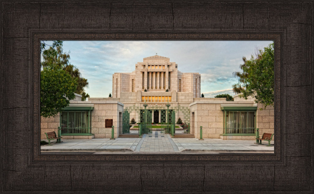 Cardston Temple - Gate Panoramic