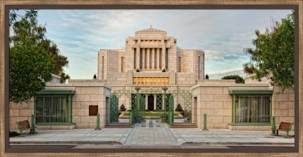Cardston Temple - Gate Panoramic