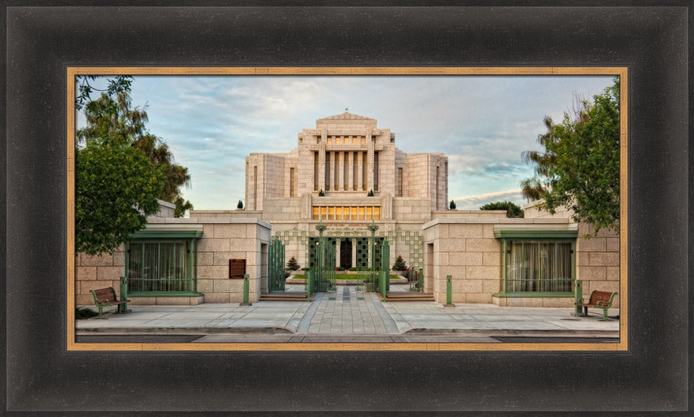 Cardston Temple - Gate Panoramic