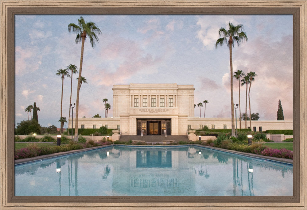 Mesa Temple - Textured by Robert A Boyd