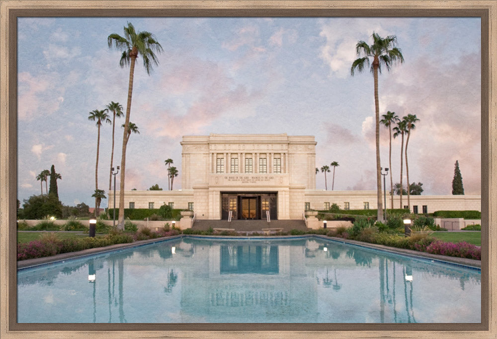 Mesa Temple - Textured by Robert A Boyd