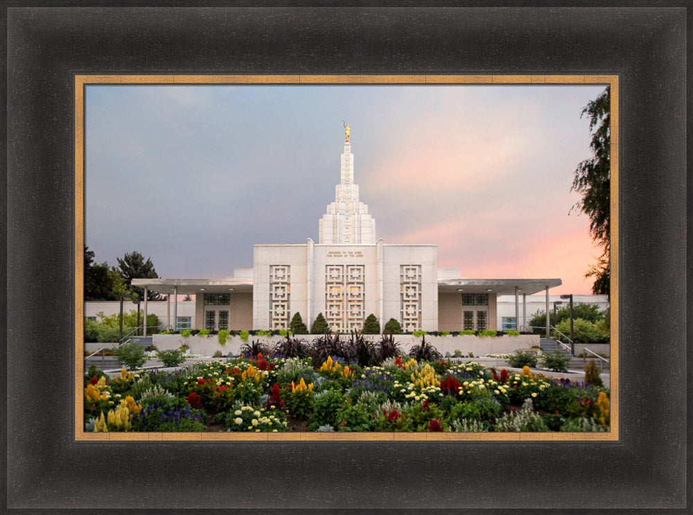 Idaho Falls Temple - Vibrant Morning