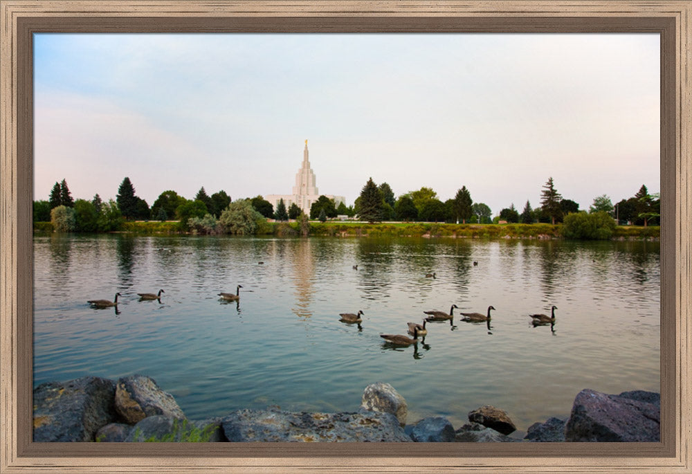 Idaho Falls Temple - River