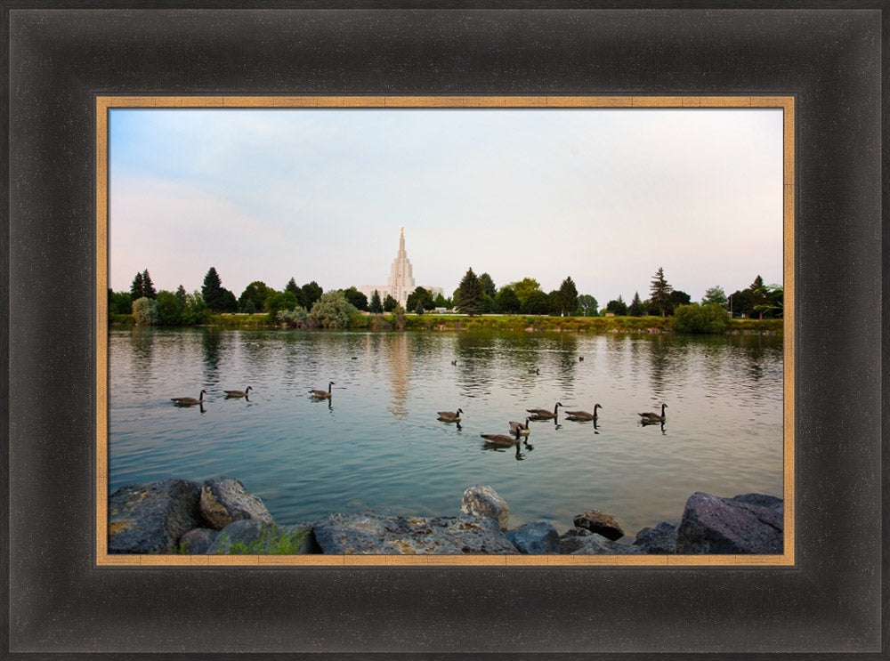 Idaho Falls Temple - River