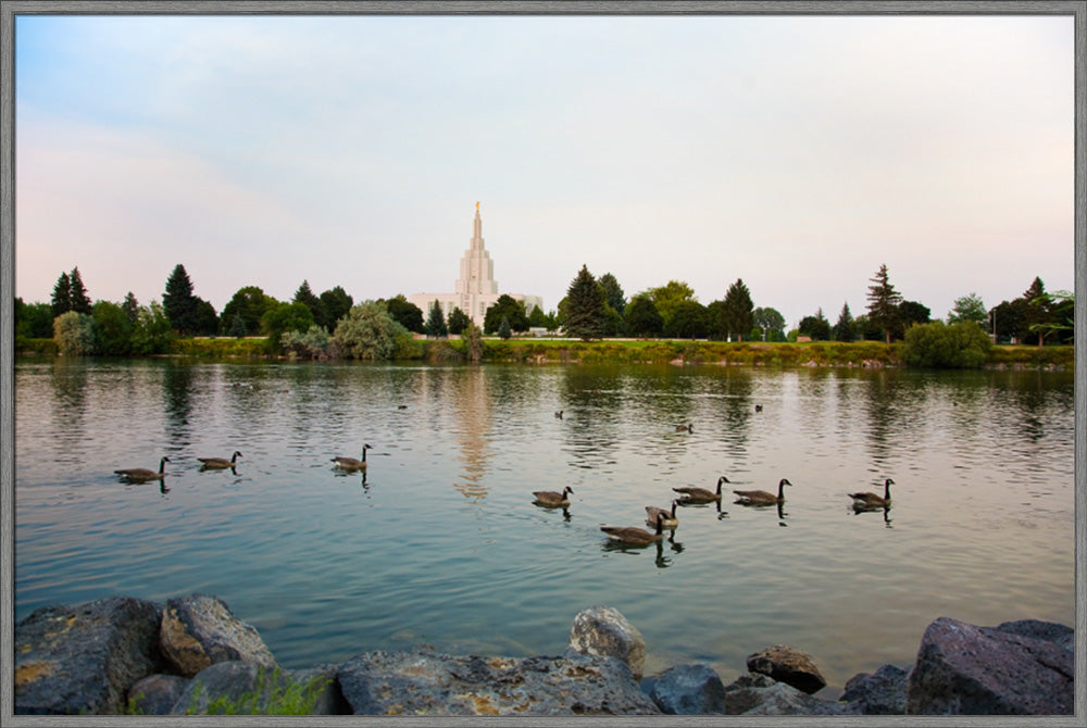 Idaho Falls Temple - River