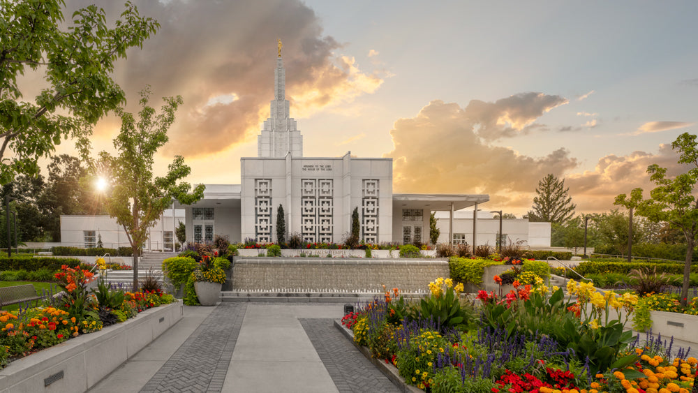 The Idaho Falls Temple.
