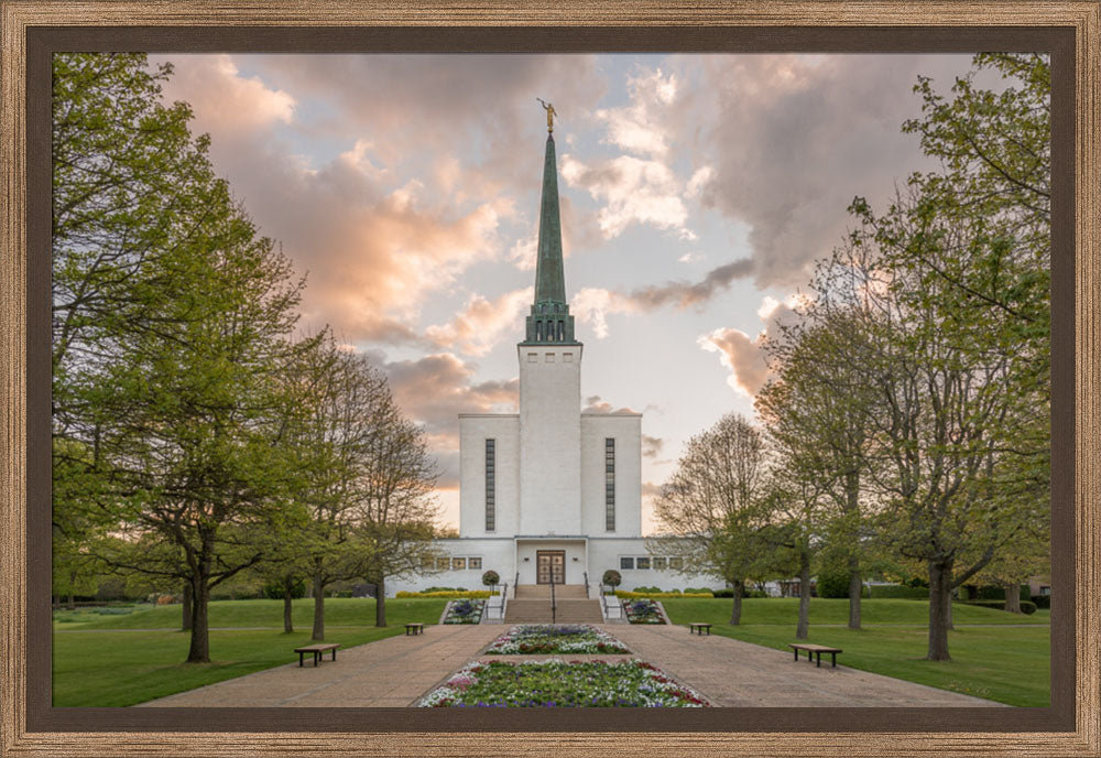 London Temple - Garden View