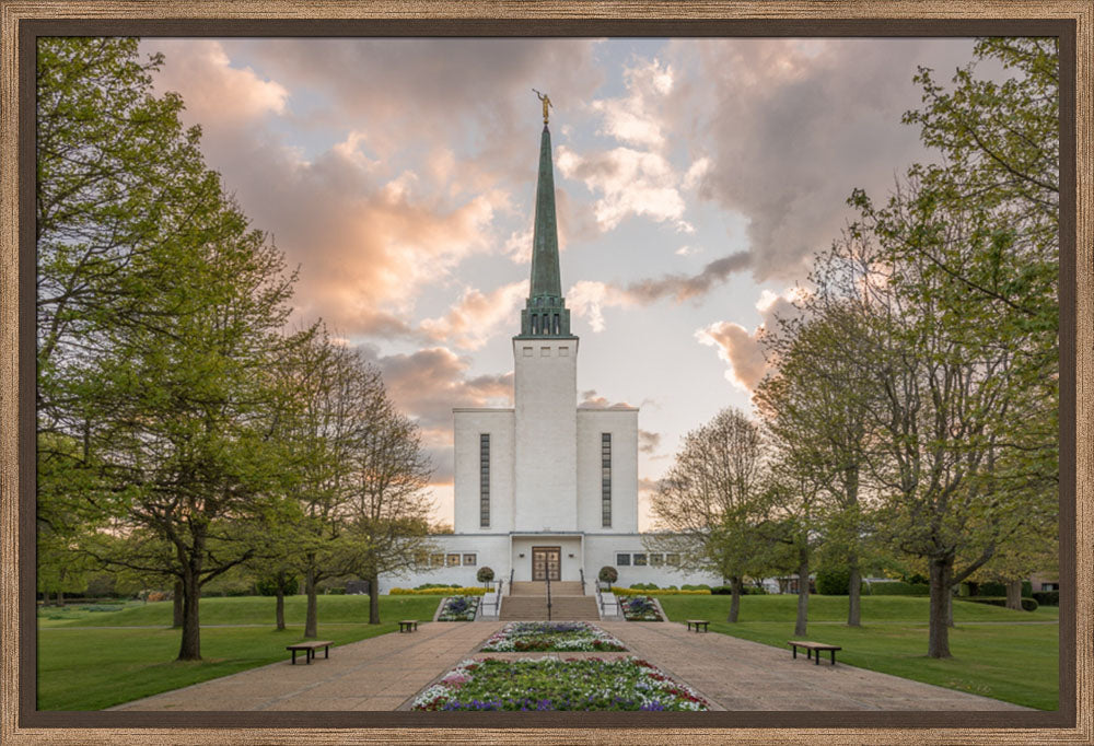 London Temple - Garden View