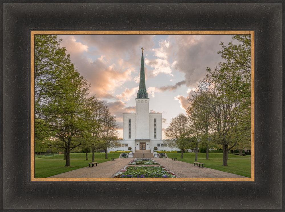 London Temple - Garden View