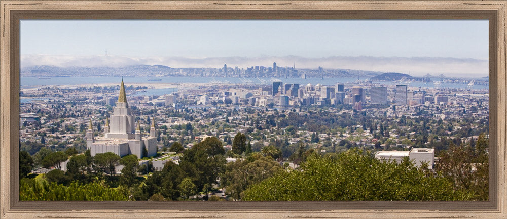 Oakland Temple - City Scape Panoramic