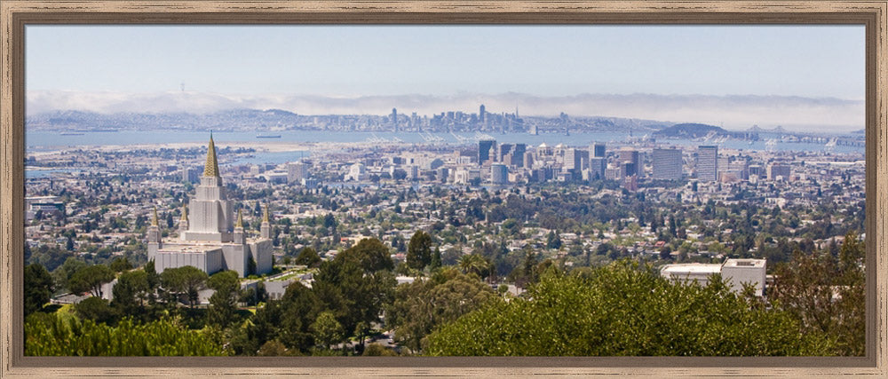 Oakland Temple - City Scape Panoramic