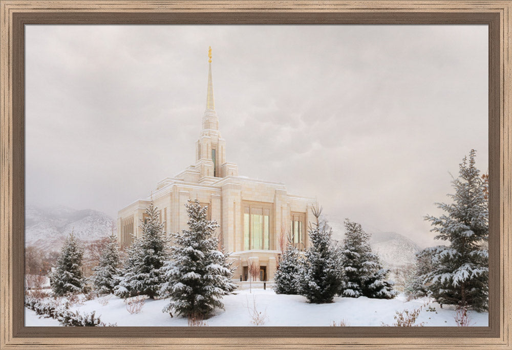 Ogden Temple - Winter Clouds