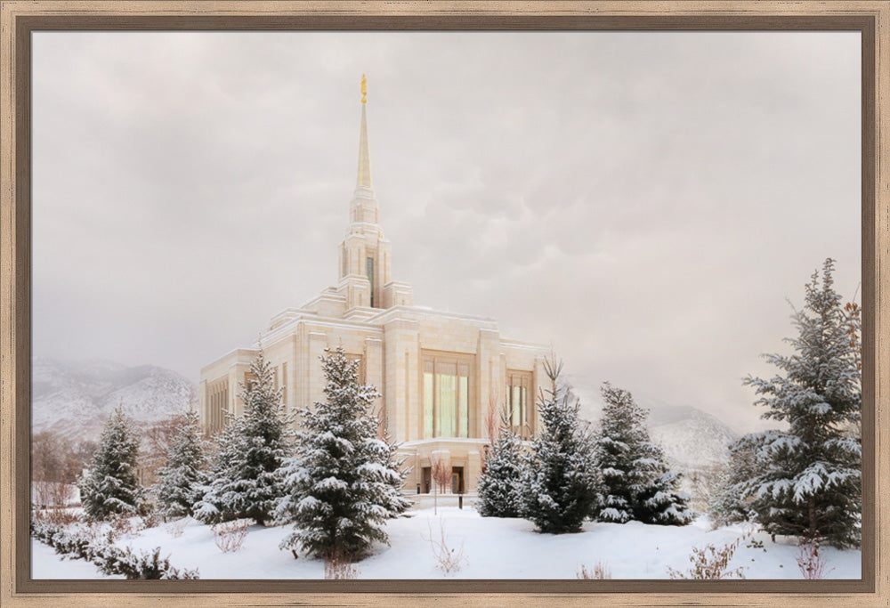 Ogden Temple - Winter Clouds
