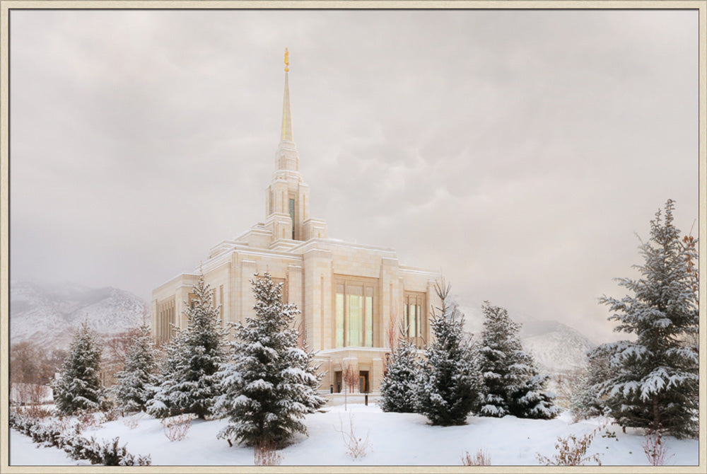 Ogden Temple - Winter Clouds