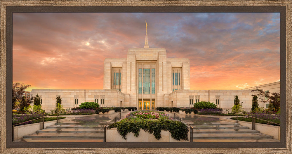 Ogden Temple - Garden Panoramic