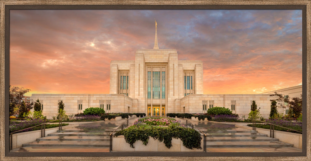 Ogden Temple - Garden Panoramic