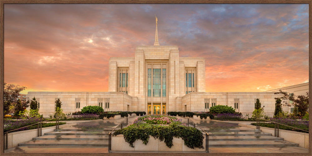 Ogden Temple - Garden Panoramic