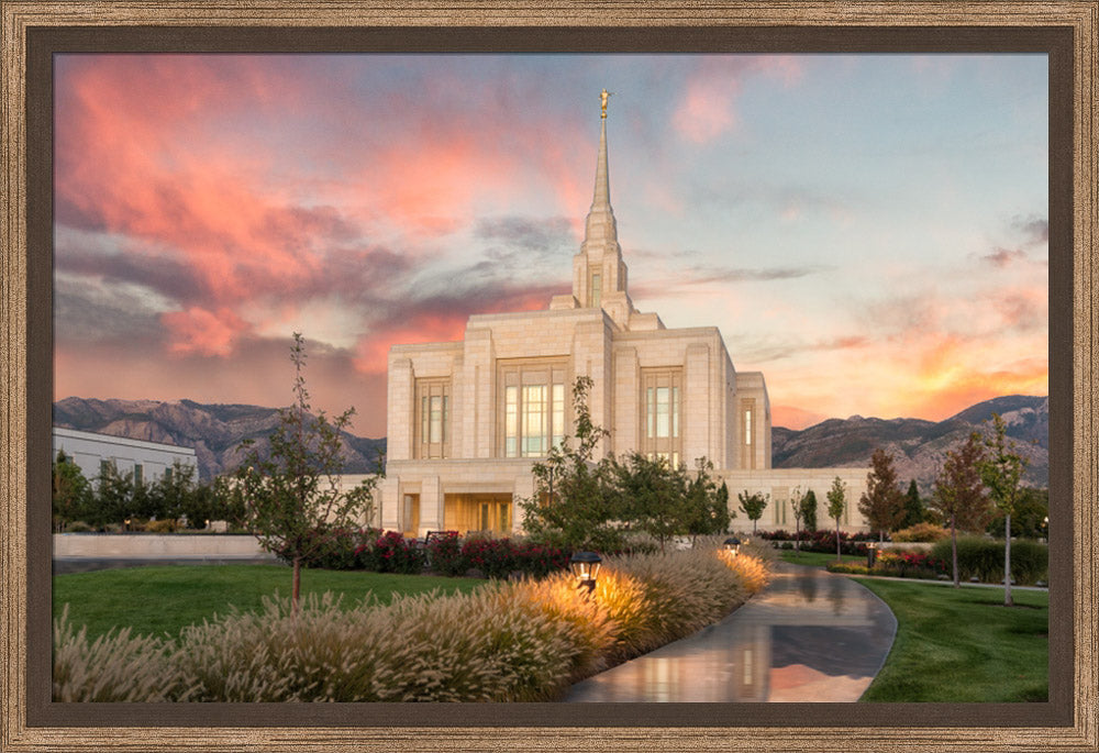 Ogden Temple - Garden Path