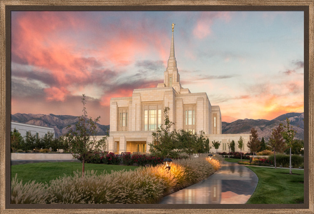 Ogden Temple - Garden Path