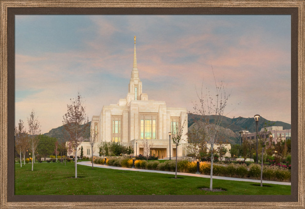 Ogden Temple - Evening Path