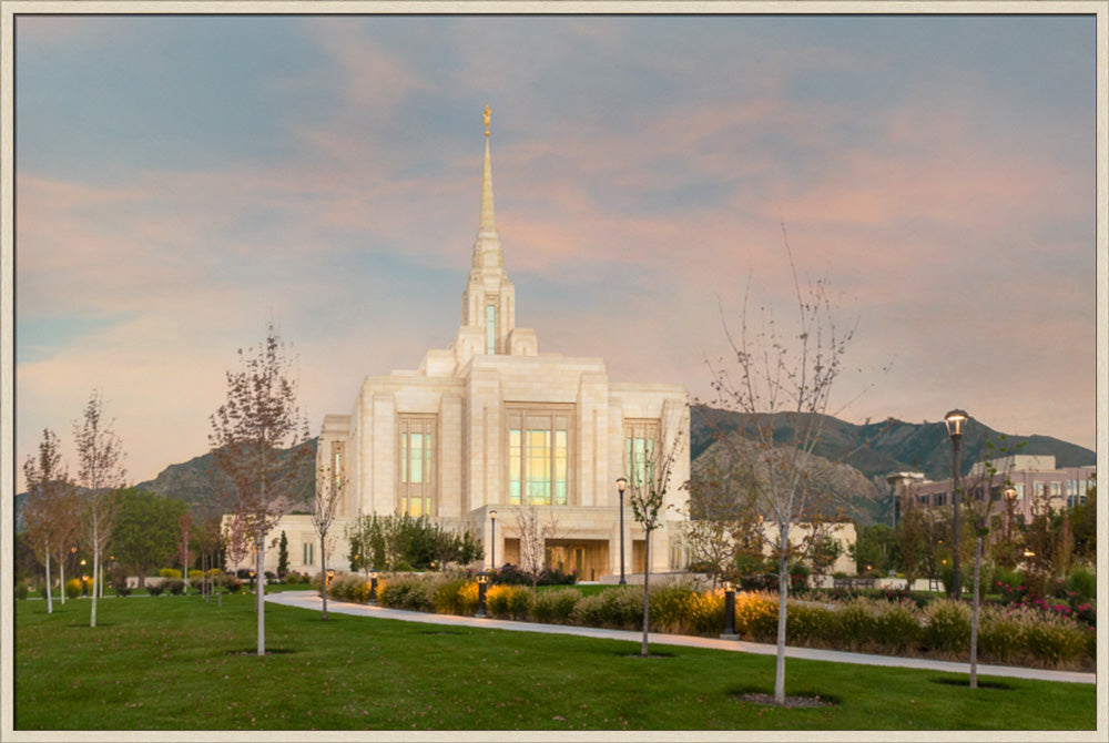 Ogden Temple - Evening Path