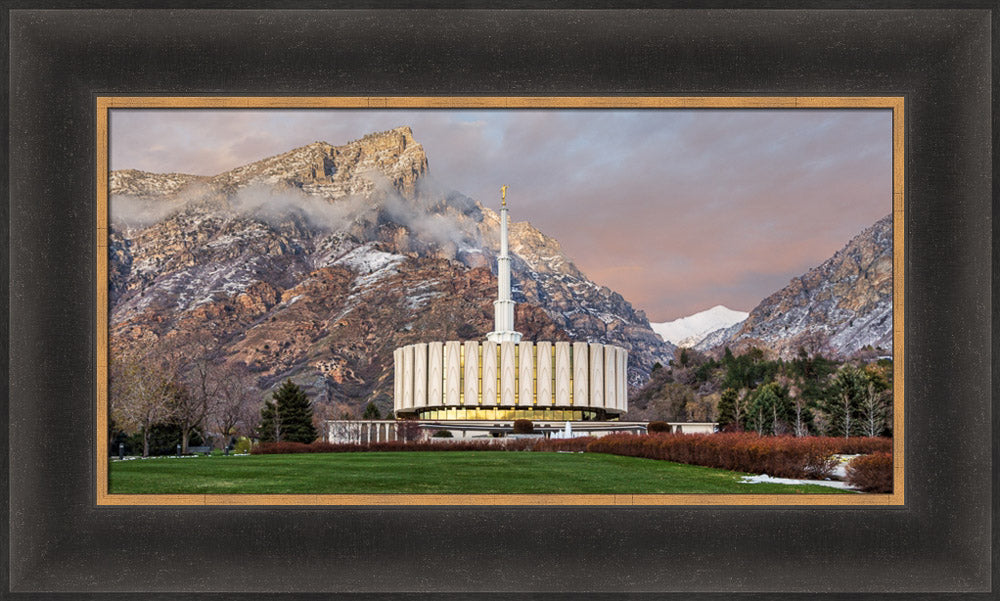 Provo Temple - Spring Snow