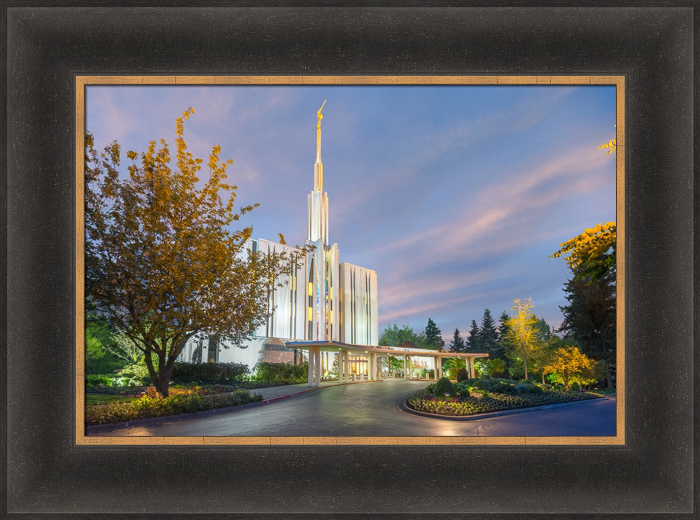Seattle Temple - Evening Light