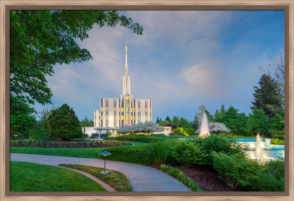 Seattle Temple - Fountains