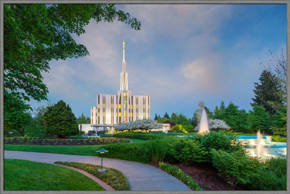 Seattle Temple - Fountains