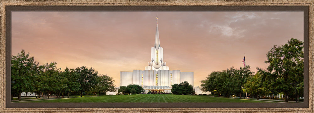 Jordan River Temple - Evening Panoramic