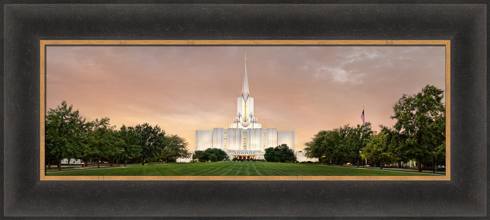Jordan River Temple - Evening Panoramic