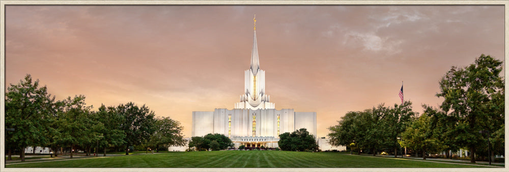 Jordan River Temple - Evening Panoramic